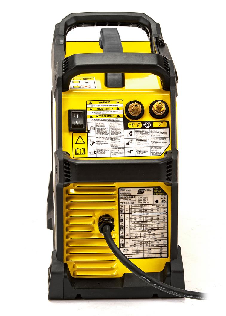 0700300998  ESAB Rebel EMP 205ic AC/DC Multi-Process Welding Package 240v